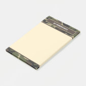 Bruin- en Groen Camo-leger vermoeidheidscamouflage Post-it® Notes (Schuin)