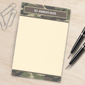Bruin- en Groen Camo-leger vermoeidheidscamouflage Post-it® Notes