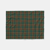 Bruin en Groen Plaid Murphy Tartan Fleece Deken (Voorkant (Horizontaal))