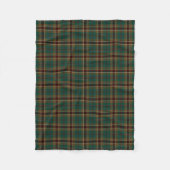 Bruin en Groen Plaid Murphy Tartan Fleece Deken (Voorkant)