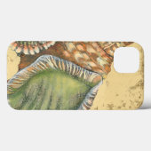 Bruin en groen Seashell Case-Mate iPhone Case (Achterkant (horizontaal))
