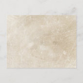 Bruin en Ivoor Afrikaans Giraffe Save The Date Aankondigingskaart (Achterkant)