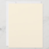 Bruin en lichtbruin elegant briefpapier (Achterkant)