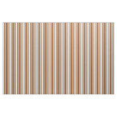Bruin en Mint Cream Pattern Stof (Fat Quarter)