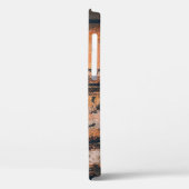 Bruin en oranje paneel Case-Mate iPhone case (Achterkant / Links)