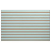 Bruin en Powder Blue Lined Pattern Stof (Fat Quarter)