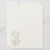 Bruin en roam Elegant Moderne Moslim Wedding Kaart (Achterkant)