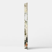 Bruin en rood behang Case-Mate iPhone case (Achterkant / Rechts)