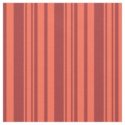 Bruin en rood gekleurd strips stof (Close Up)