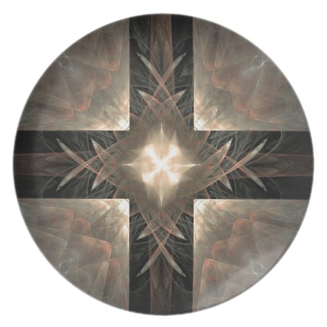 Bruin en room melamine+bord (Voorkant)