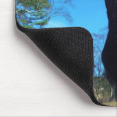 Bruin en roomkleurig paardenblauw muismat (Hoek)