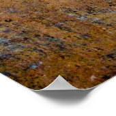 Bruin en roze houten oppervlak poster (Hoek)