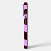 Bruin en roze zebra afdrukken Case-Mate iPhone case (Achterkant / Links)