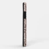 Bruin en Tan Snake Skin Hoesje-Mate iPhone Case (Achterkant/rechts)