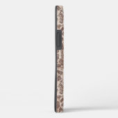 Bruin en Tan Snake Skin Hoesje-Mate iPhone Case (Achterkant / Rechts)