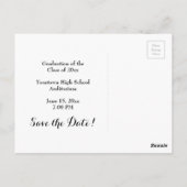 Bruin en Tan Three Photo Afstuderen Briefkaart (Achterkant)