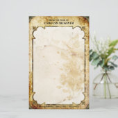  Bruin en Tan Vlaams Briefpapier (Staand voorkant)