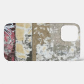 Bruin en wit abstract schilderij Case-Mate iPhone case (Achterkant (horizontaal))