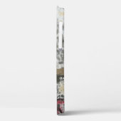 Bruin en wit abstract schilderij Case-Mate iPhone case (Achterkant / Links)