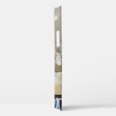 Bruin en wit abstract schilderij Case-Mate iPhone case (Achterkant / Rechts)