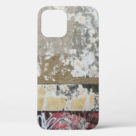 Bruin en wit abstract schilderij Case-Mate iPhone case (Achterkant)