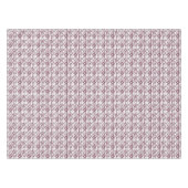 bruin en wit bloempatroon tafelkleed (Voorkant (Horizontaal))