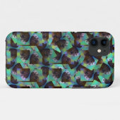 Bruin en wit cavia Abstract patroon, Case-Mate iPhone Case (Achterkant (horizontaal))