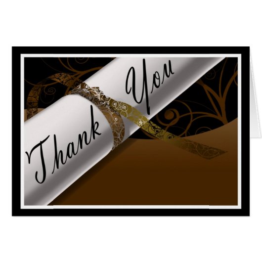 Bruin en Wit diploma (Voorkant Horizontaal)