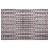 Bruin en wit geometrisch ornament stof (Yard (91,4 cm))