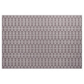 Bruin en wit geometrisch ornament stof (Fat Quarter)