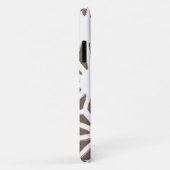Bruin en wit geometrisch patroon Case-Mate iPhone case (Achterkant/rechts)
