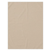 Bruin en wit gingham gecheckt tafelkleed (Voorkant)