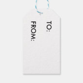 Bruin en Wit Koeienhuid cadeau labels Cadeaulabel (Achterkant)