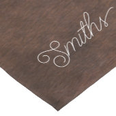 Bruin en wit Koeienhuid Korte Tafelloper (Hoek)