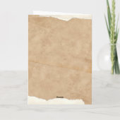 Bruin en Wit Minimalistische Verjaardag Fotocollag Kaart (Achterkant)