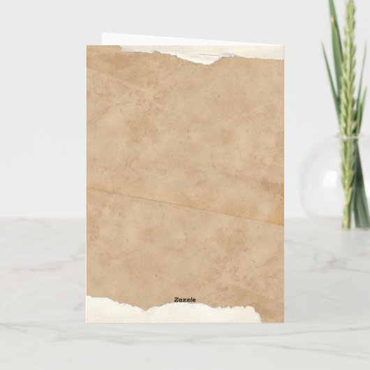 Bruin en Wit Minimalistische Verjaardag Fotocollag Kaart (Achterkant)