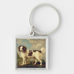Bruin en wit Norfolk of Water Spaniel, 1778 (olie Sleutelhanger