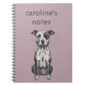 Bruin en wit roestvrij notitieboek (Voorkant)