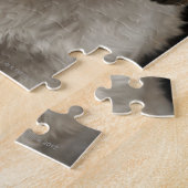 Bruin en wit sjiitisch Tzu met gesloten ogen Legpuzzel (Zijkant)