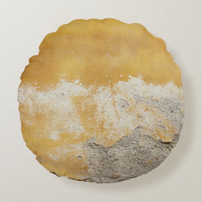 Bruin en wit steenfragment rond kussen (Voorkant)