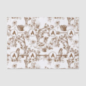 Bruin en wit toilet tissuepapier (Voorkant)