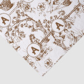 Bruin en wit toilet tissuepapier (Detail)