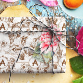 Bruin en wit toilet tissuepapier