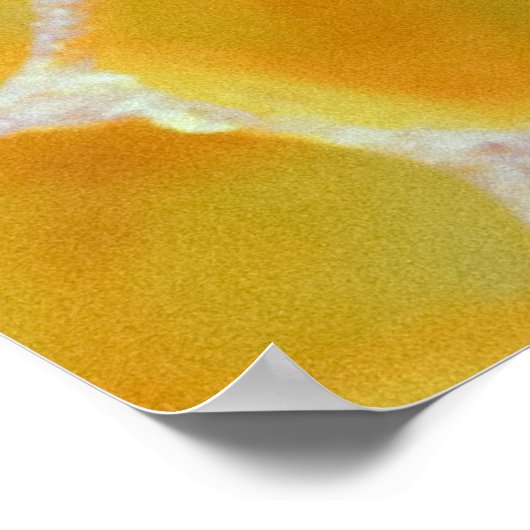 Bruin en wit vierkant patroon poster (Hoek)