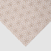 Bruin- en witflessenpatroon tissuepapier (Detail)