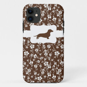 Bruin en without met Dachshund iPhone 11 Hoesje
