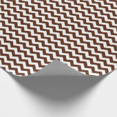 Bruin en witpapier cadeaupapier (Hoek)