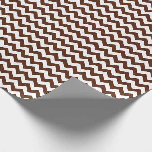 Bruin en witpapier cadeaupapier (Hoek)