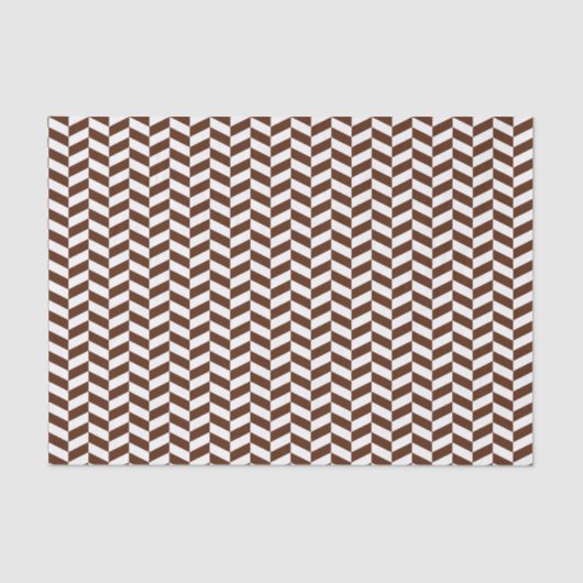 Bruin- en witpapier van herringbone tissuepapier (Voorkant)