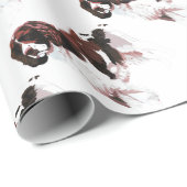 Bruin en witte spaniel cadeaupapier (Rol Hoek)